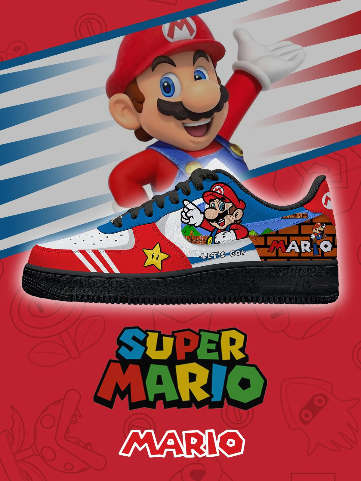 Mario limited edition Design Shoes F1