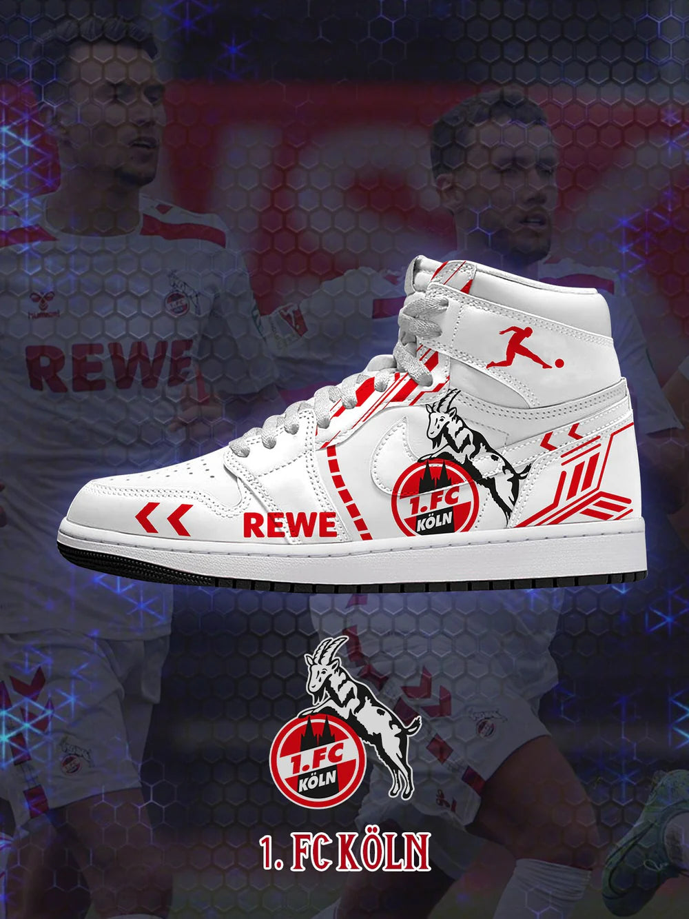Köln (Adult and kids size available) Limited Edition Design Shoes J1