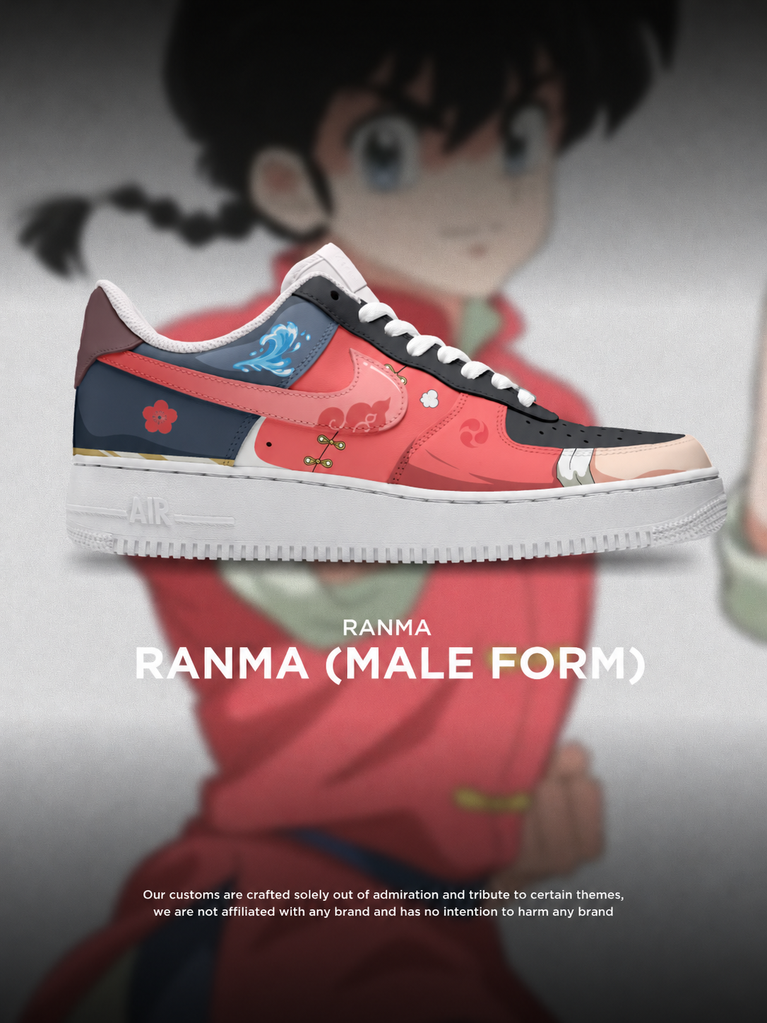 Ranma ½ Ranma (Male Form) Design Shoes F1