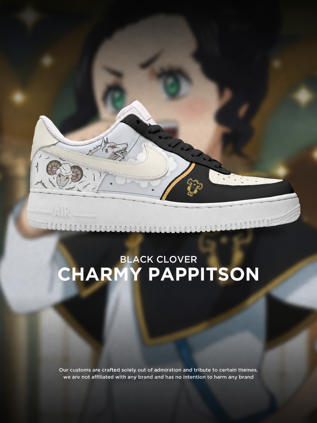 Black Clover Charmy Design Shoes F1
