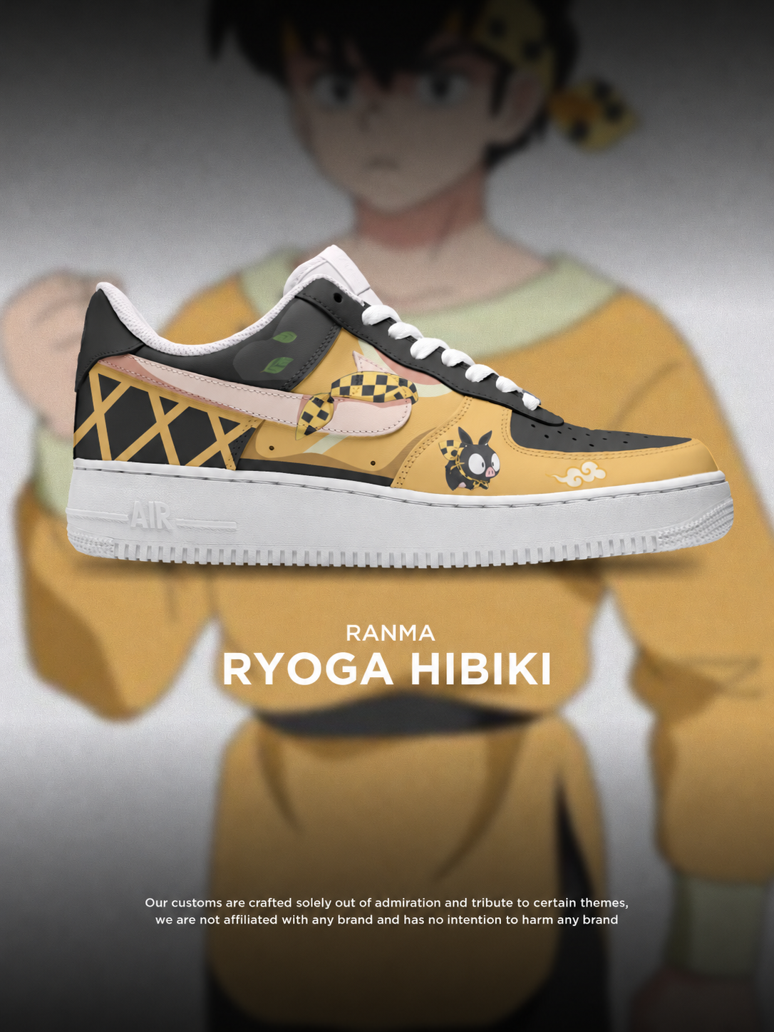 Ranma ½ Ryoga Hibiki Design Shoes F1