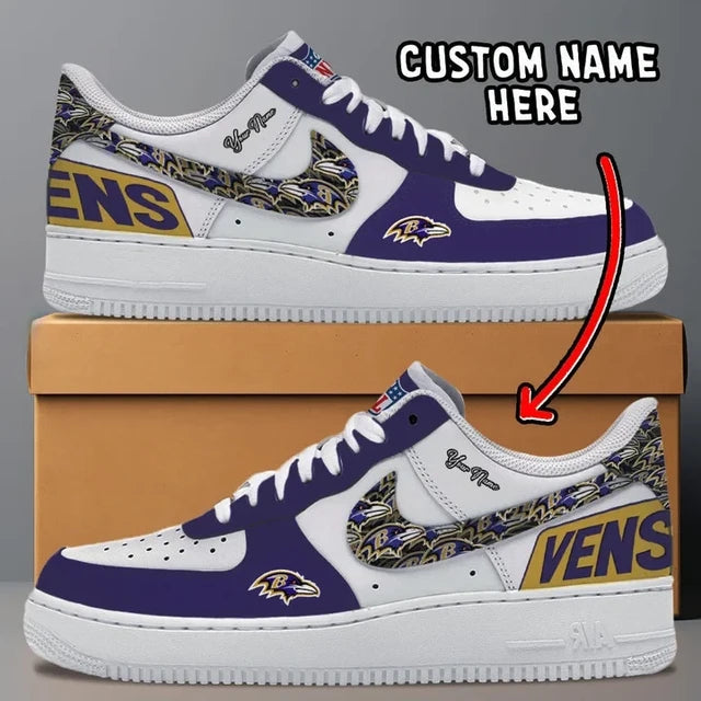Baltimore Ravens limited edition Design Shoes F1