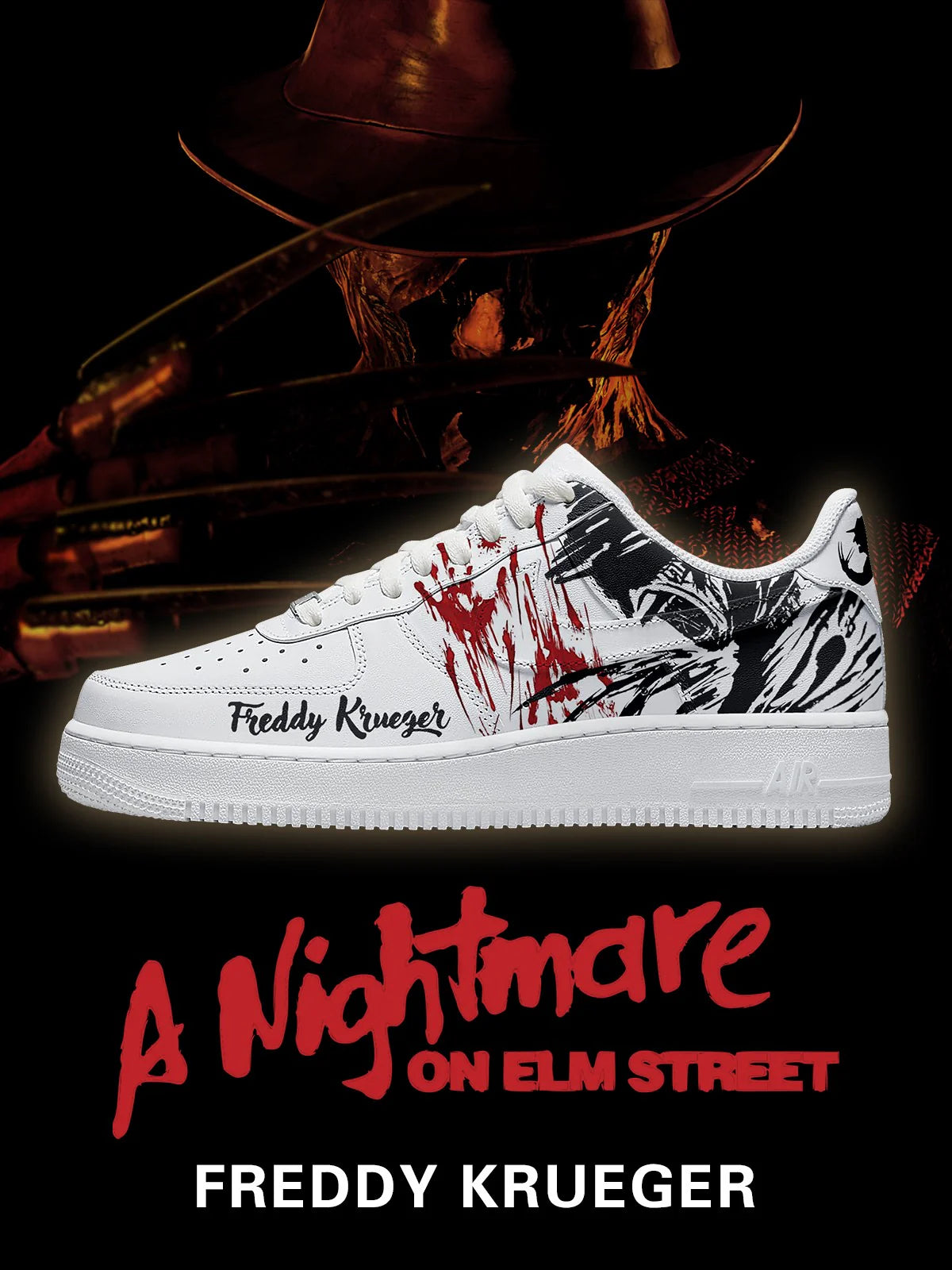 Freddy Krueger Design Shoes F1