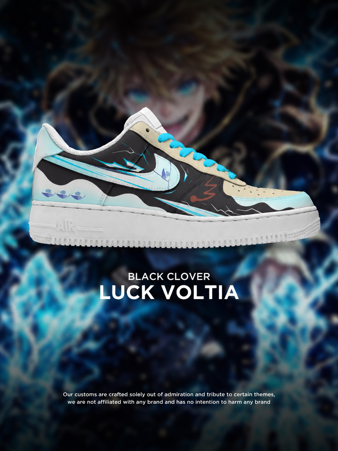 Black Clover Luck Design Shoes F1