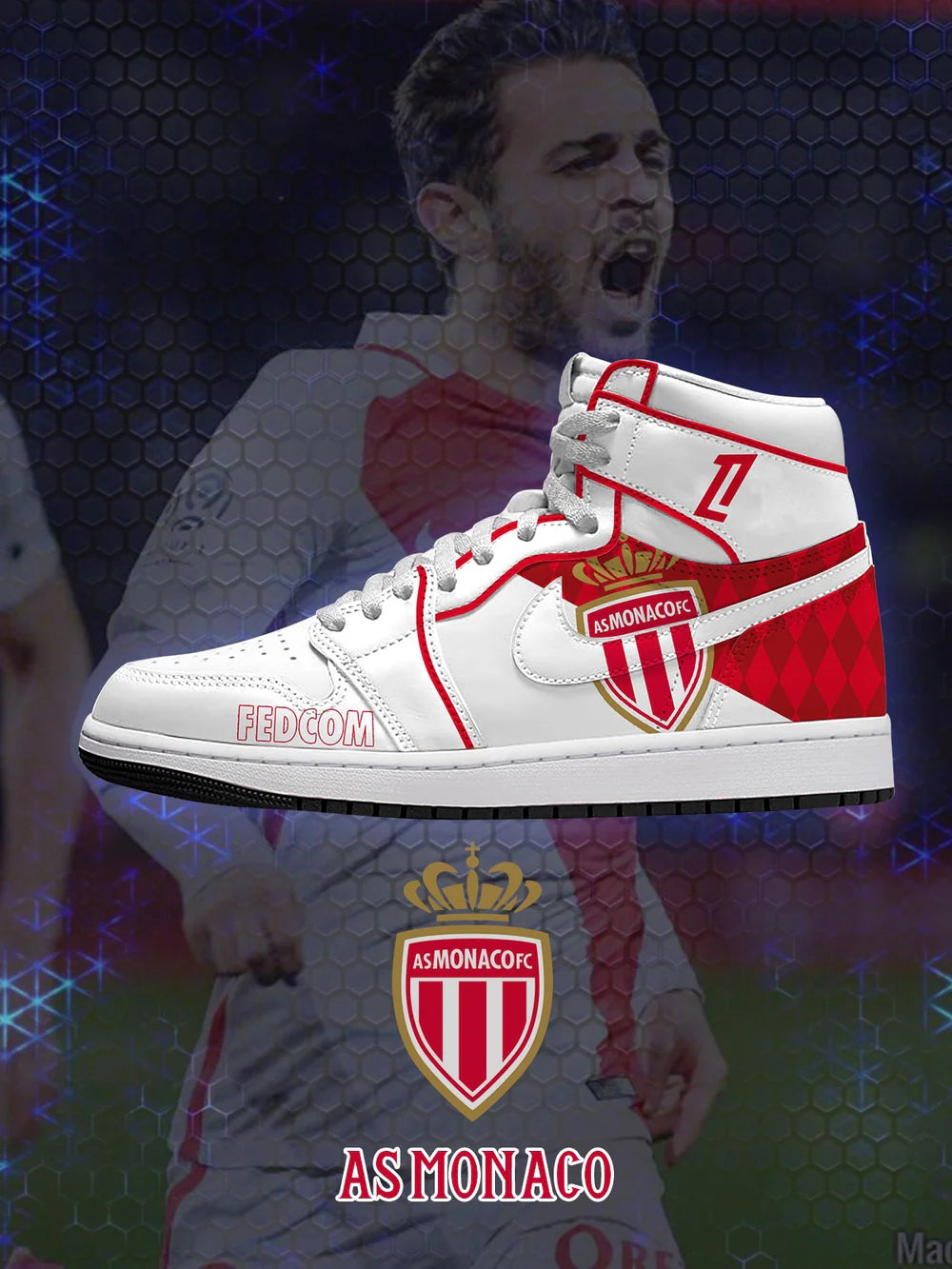Monaco (Adult and kids size available) Limited Edition Design Shoes J1
