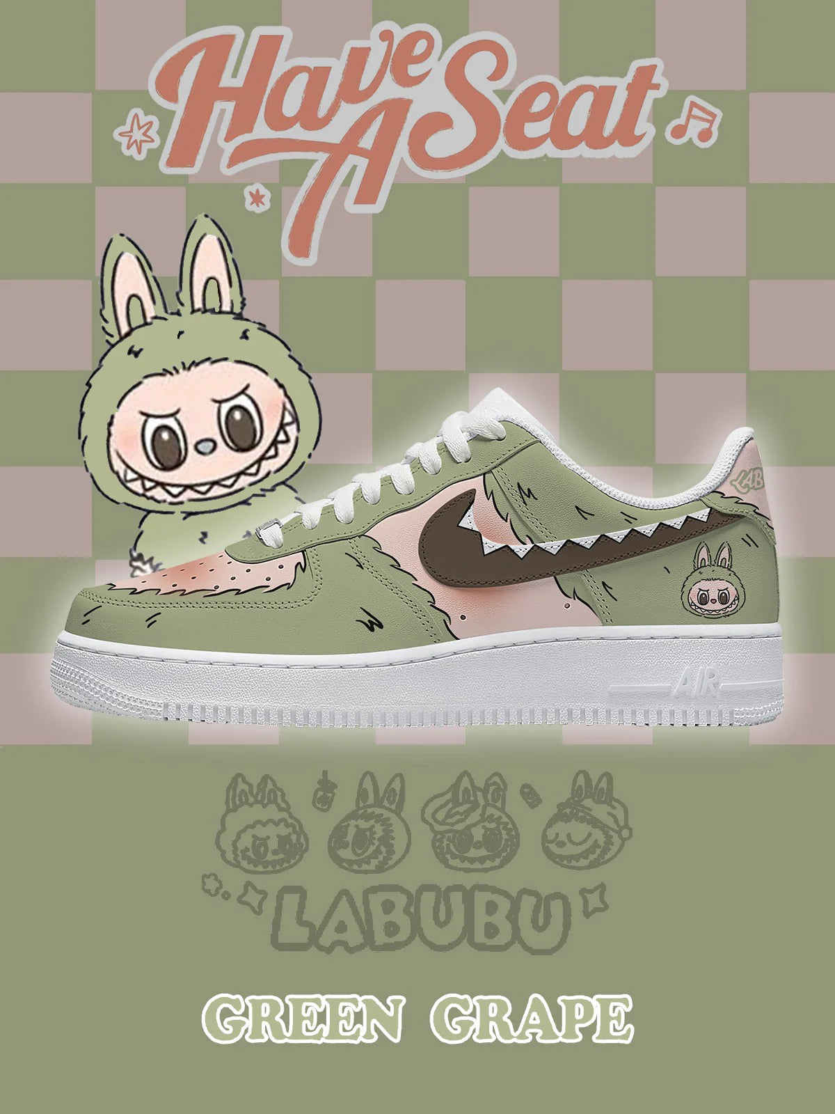 Green Grape Design Shoes F1