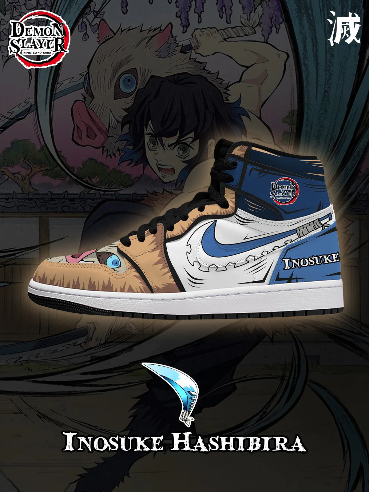 Inosuke Hashibira Design Shoes J1