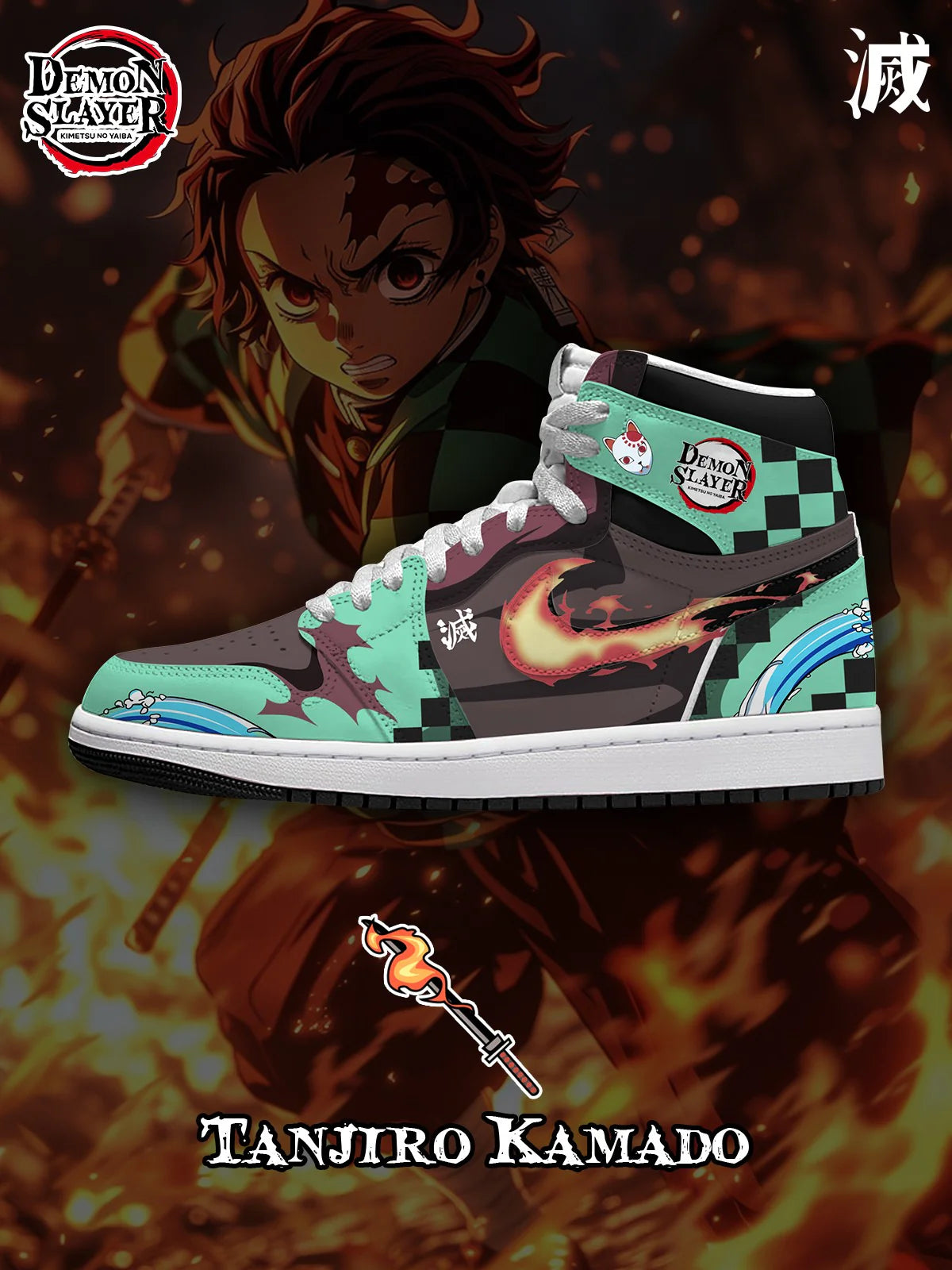 Tanjiro Kamado Design Shoes J1