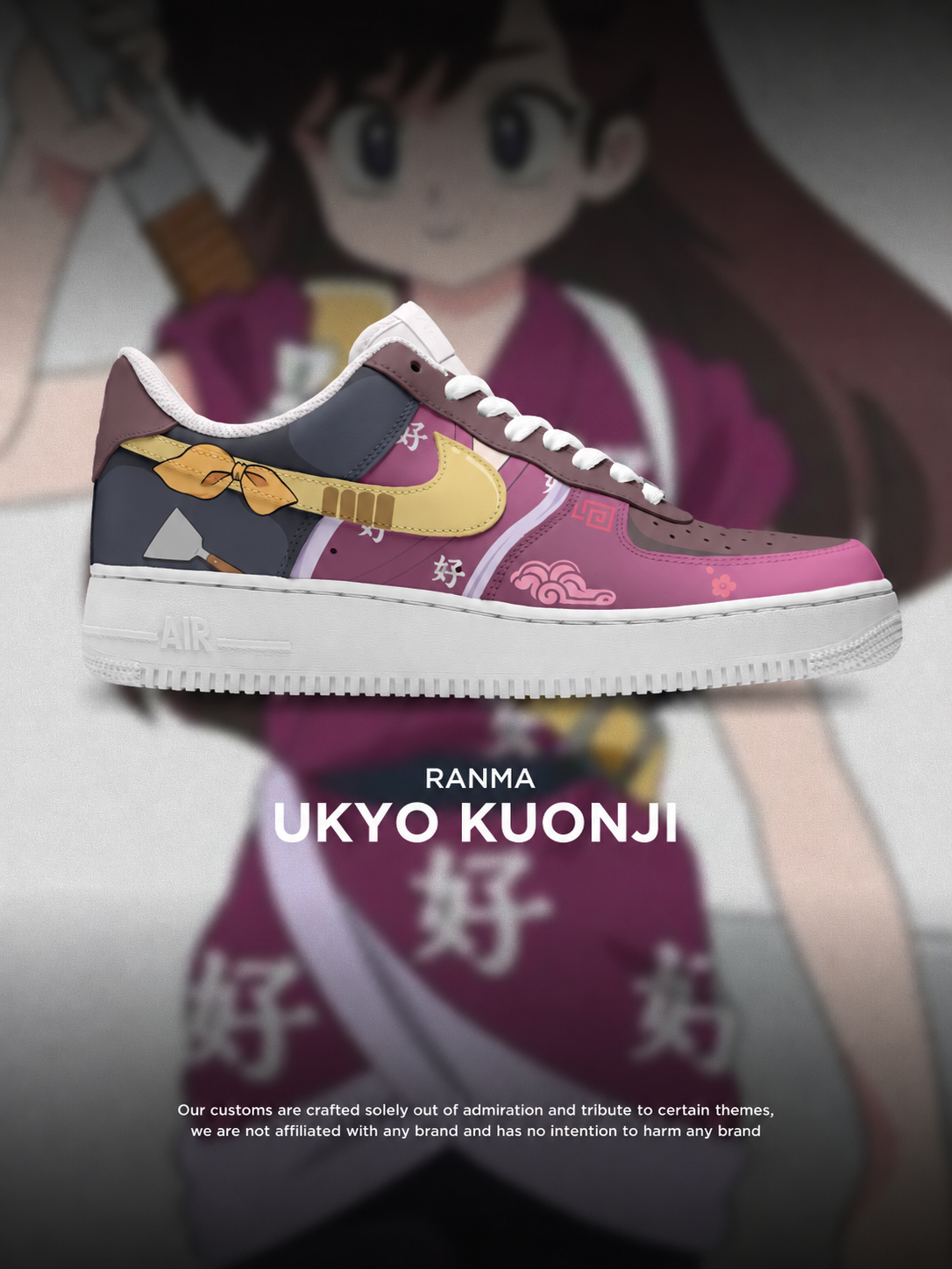 Ranma ½ Ukyo Kuonji Design Shoes F1