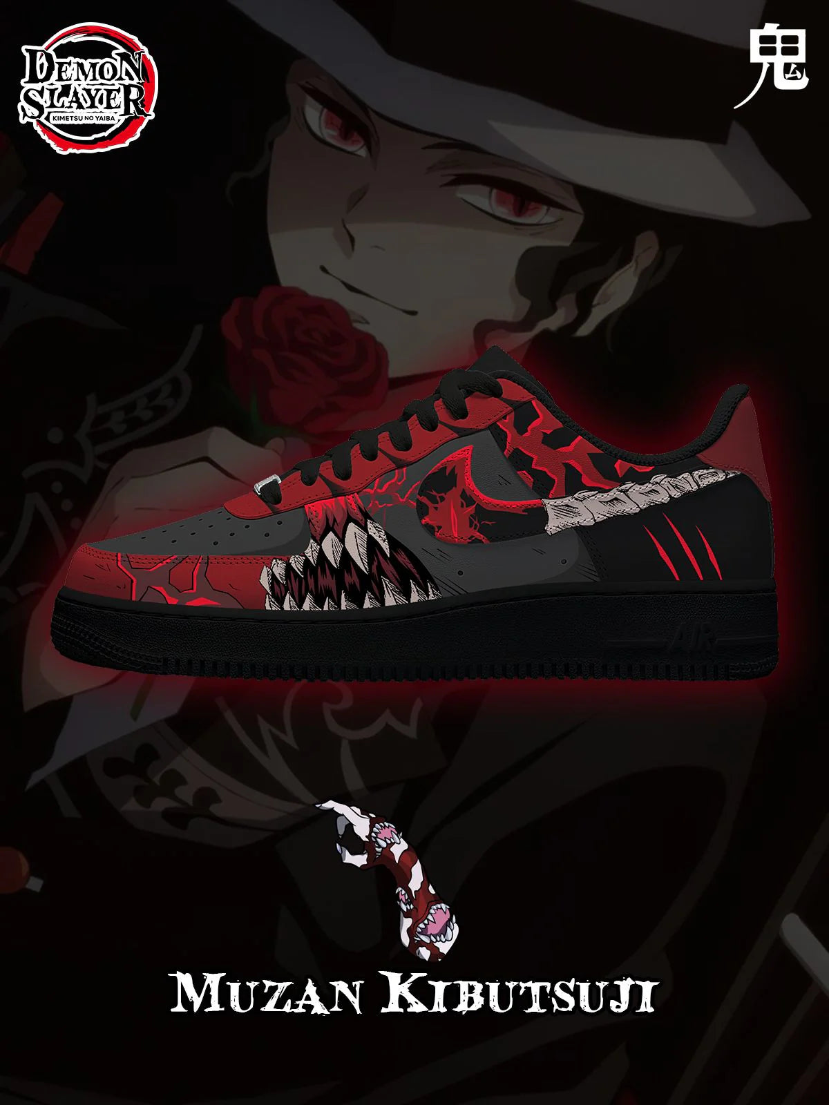 Muzan Kibutsuji Design Shoes F1
