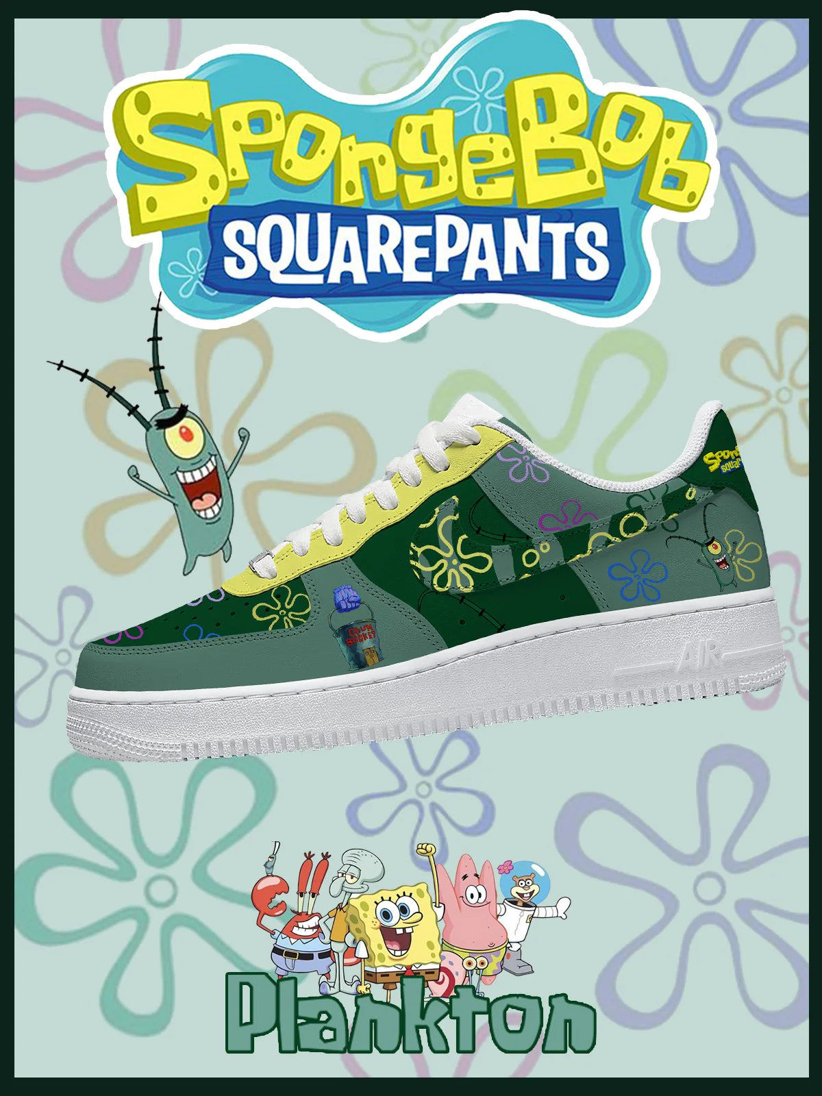 Plankton limited edition Design Shoes F1