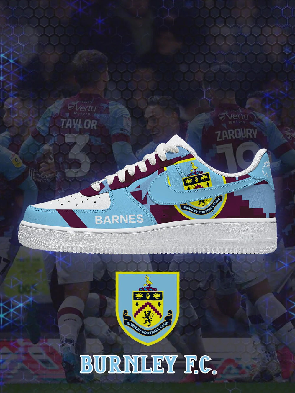 Burnley  limited edition Design Shoes F1