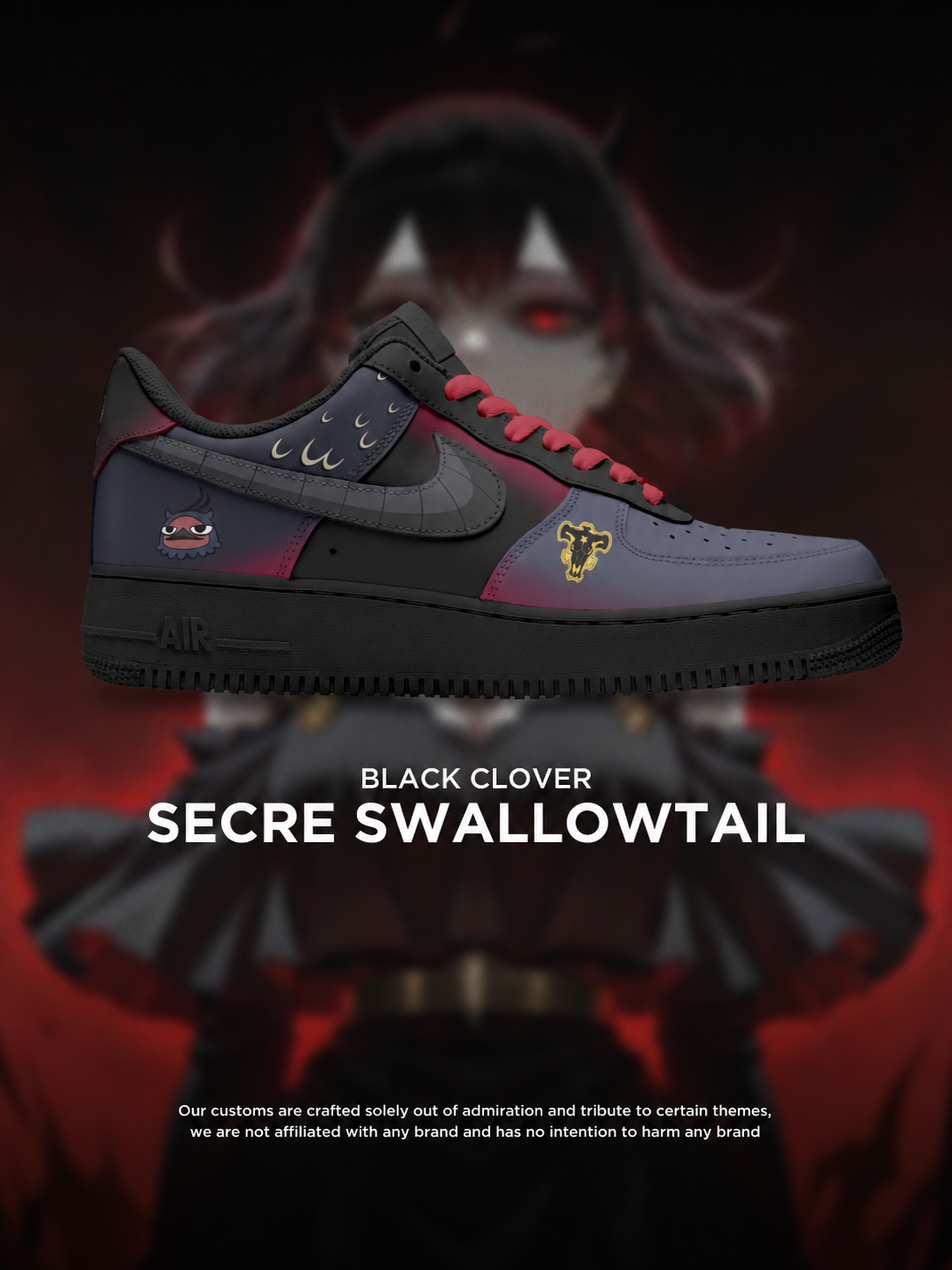 Black Clover Secre Design Shoes F1