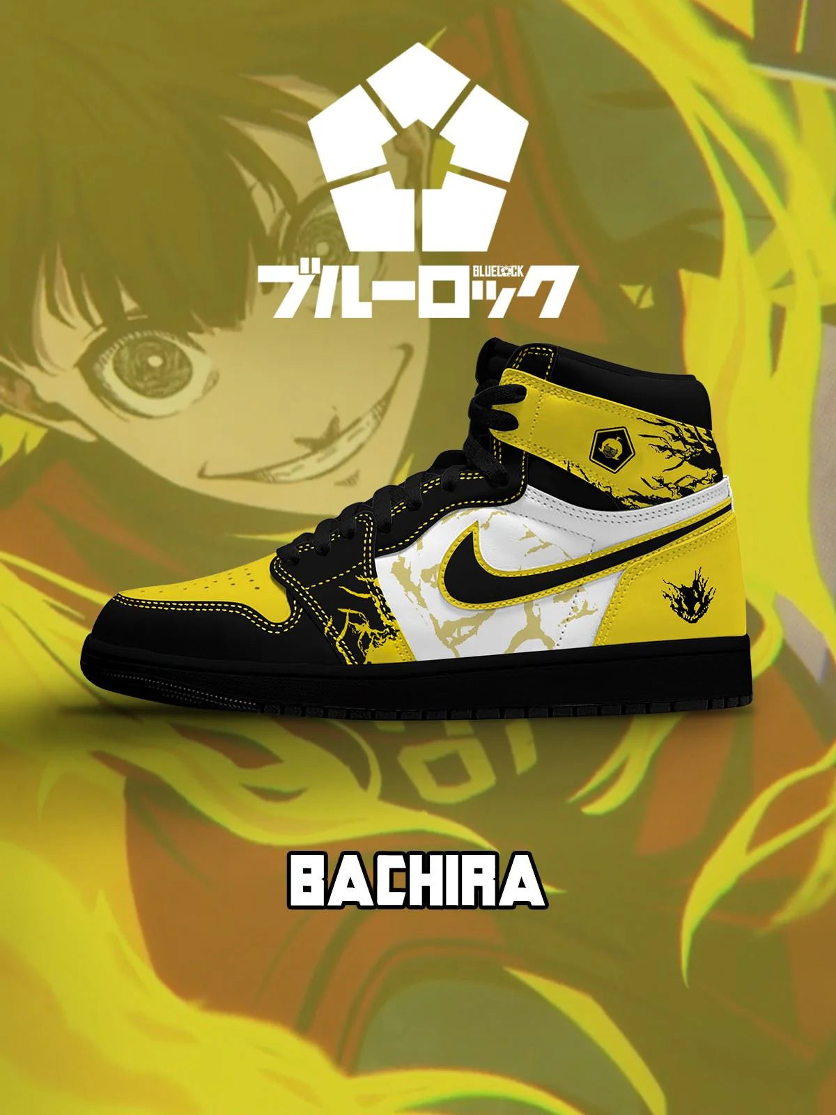 Meguru Bachira (Adult and kids size available) Limited Edition Design Shoes J1