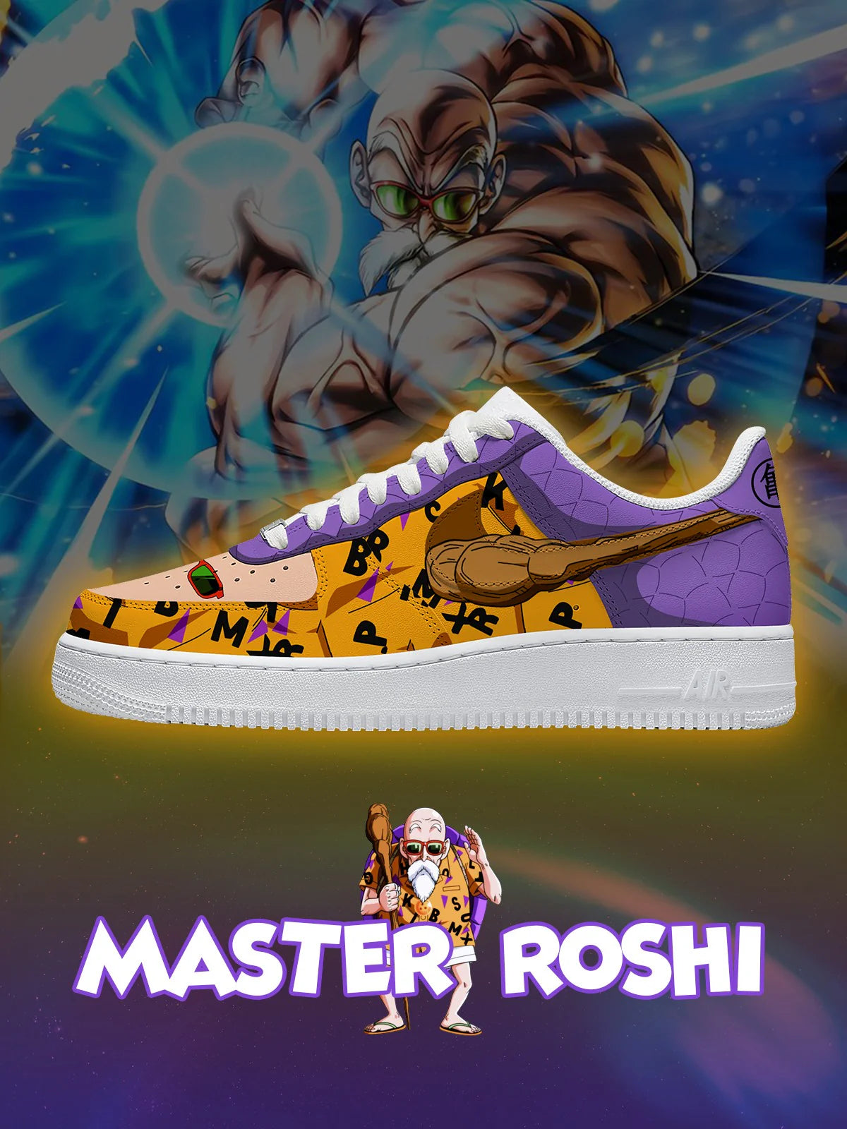 Master Roshi Design Shoes F1