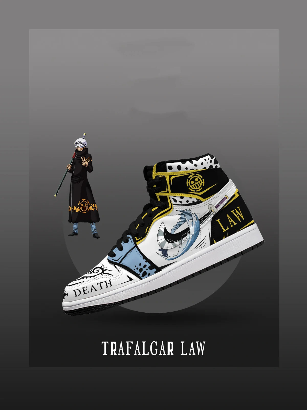 Law (Adult and kids size available) Limited Edition Design Shoes J1