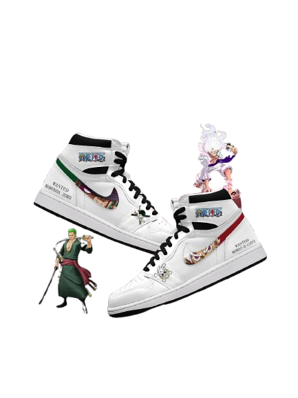 Luffy & Zoro (Adult and kids size available) Limited Edition Design Shoes J1