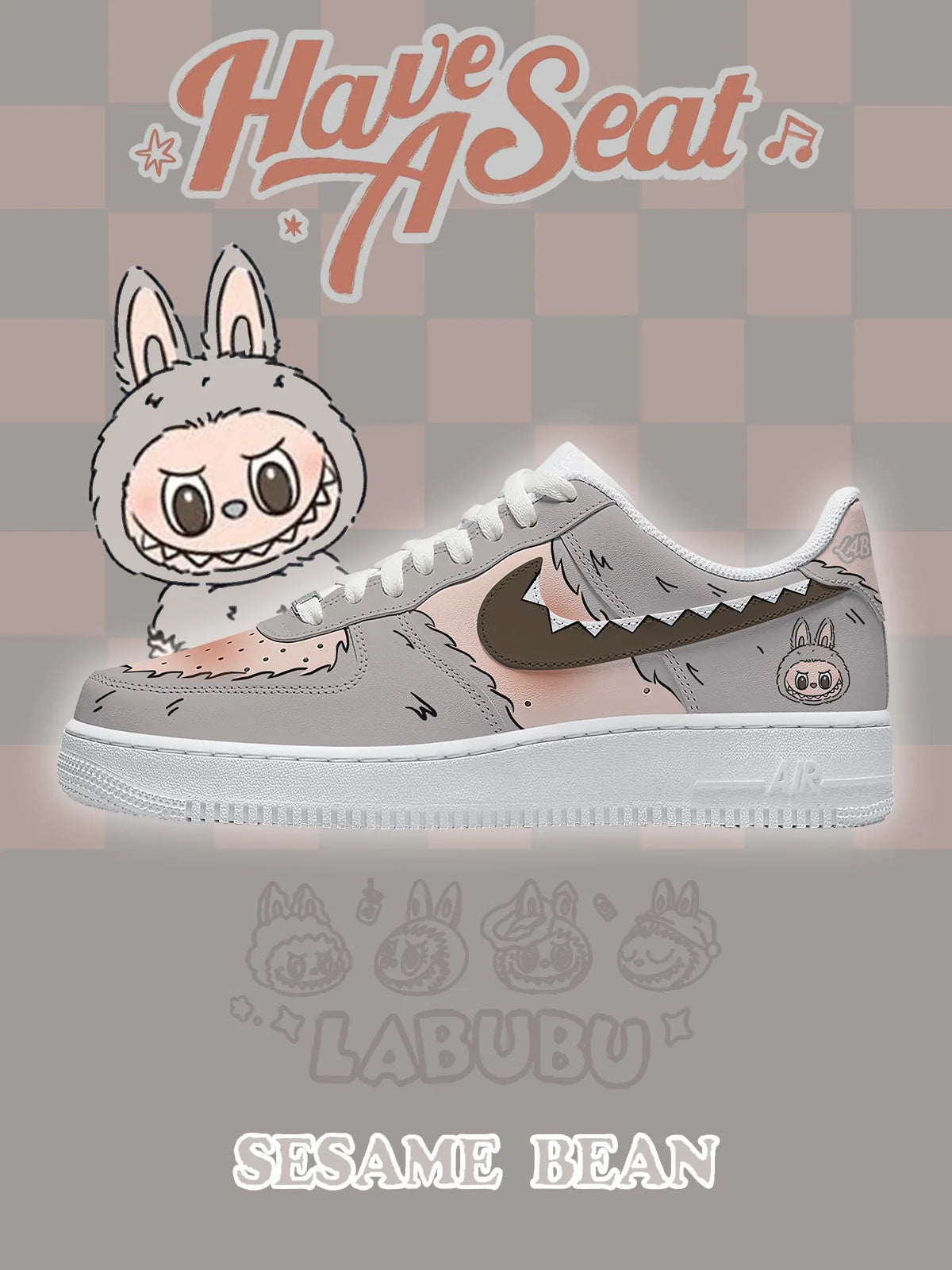 Sesame Bean Design Shoes F1