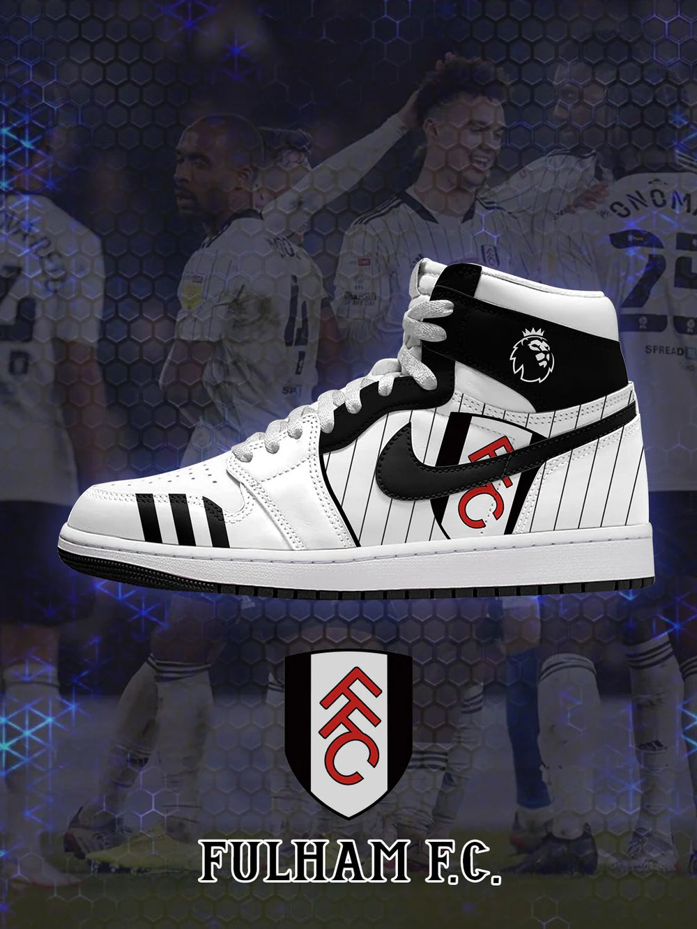 Fulham (Adult and kids size available) Limited Edition Design Shoes J1