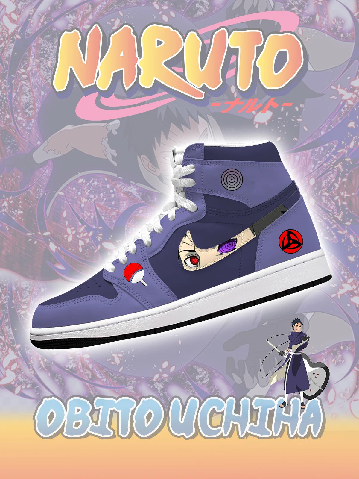 Obito (Adult and kids size available) Limited Edition Design Shoes J1