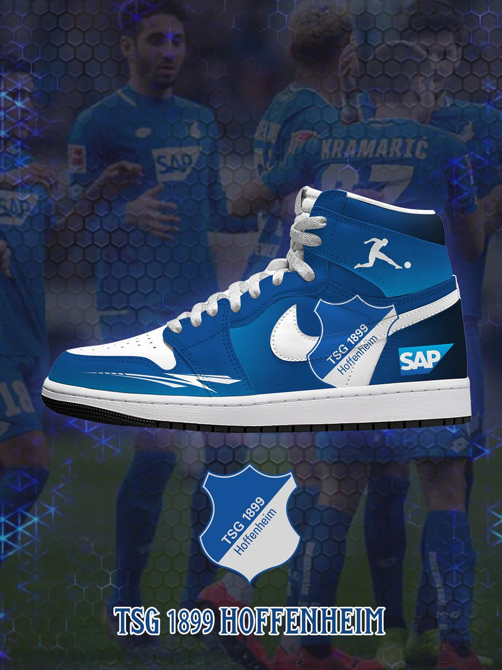 Hoffenheim (Adult and kids size available) Limited Edition Design Shoes J1