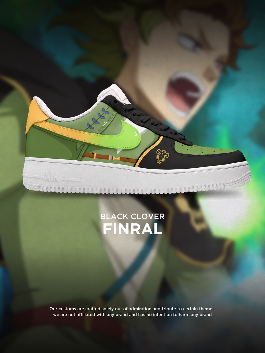 Black Clover Finral Design Shoes F1