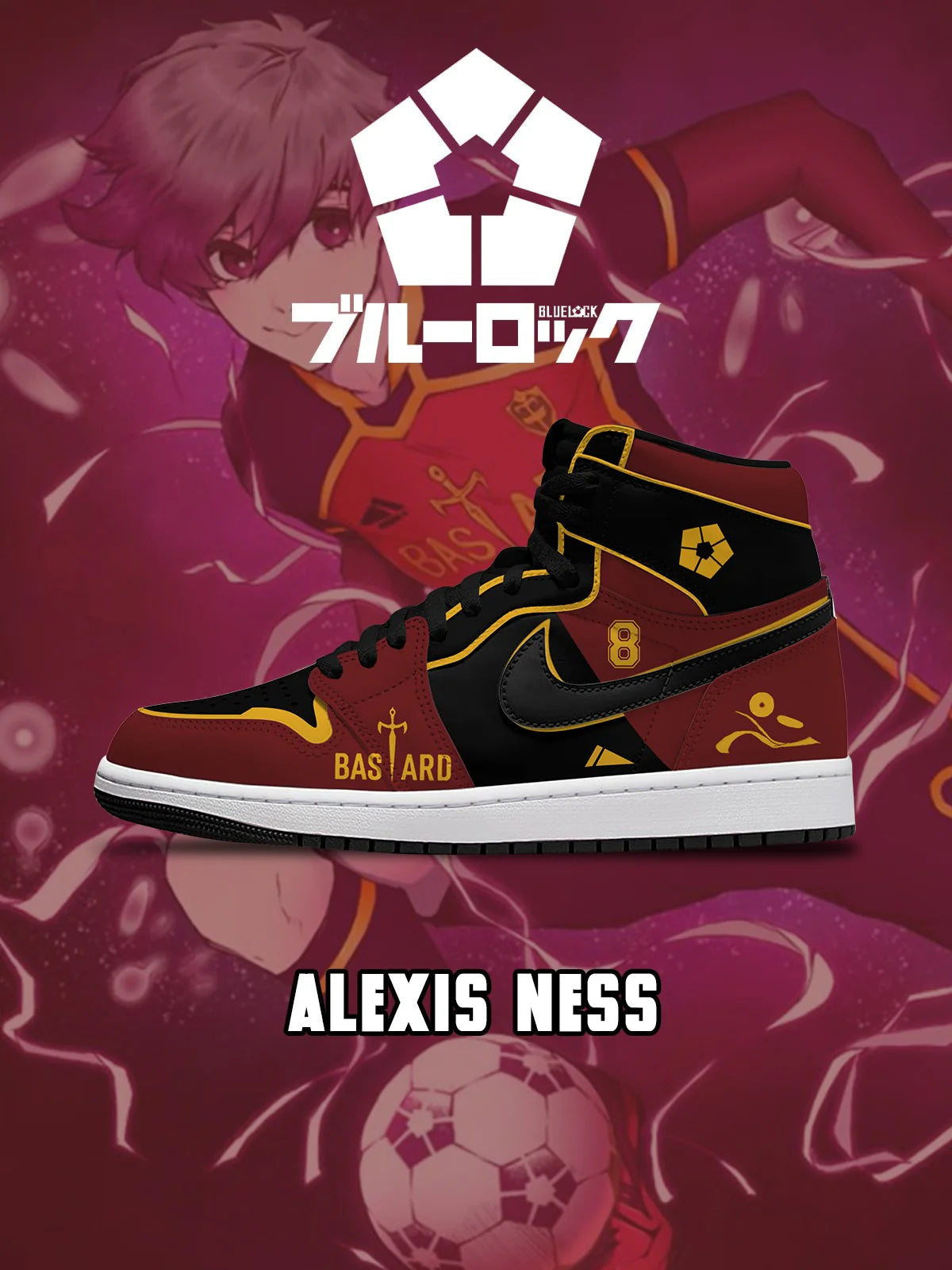Alexis Ness (Adult and kids size available) Limited Edition Design Shoes J1