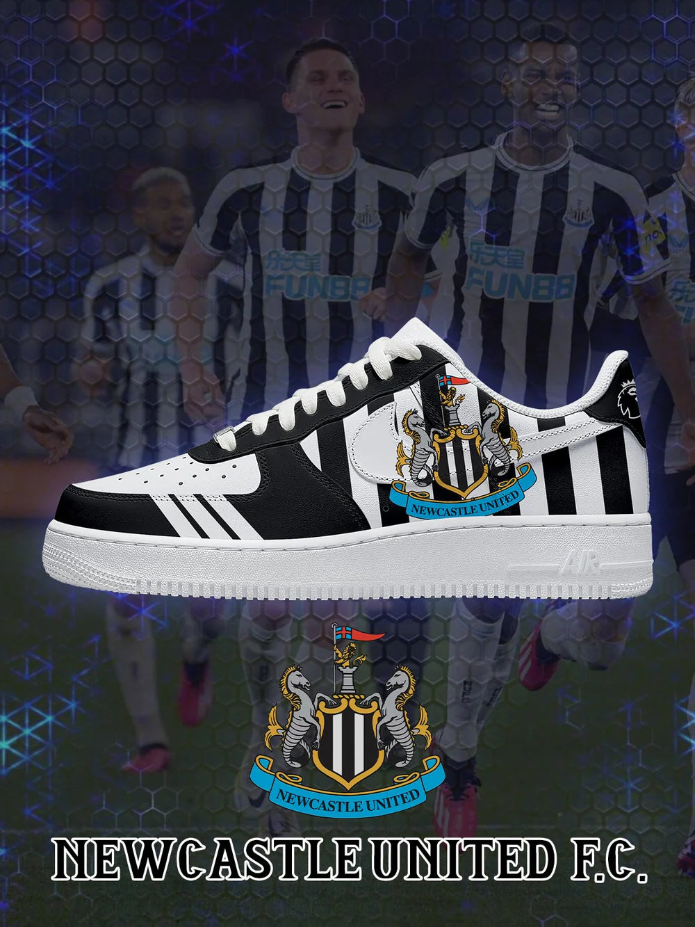 Newcastle limited edition Design Shoes F1