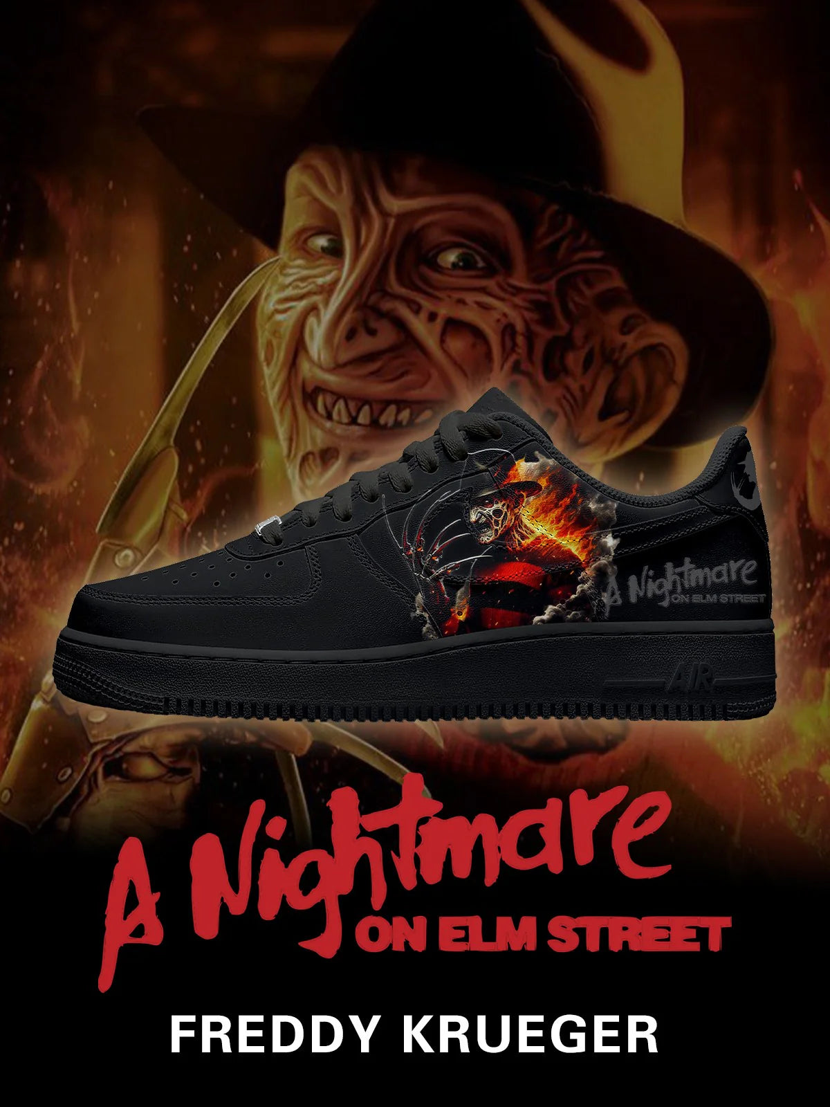 Freddy Krueger Design Shoes F1