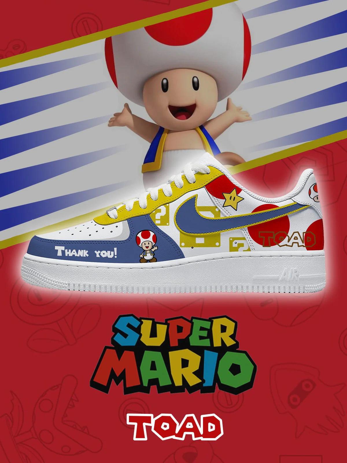 Toad limited edition Design Shoes F1