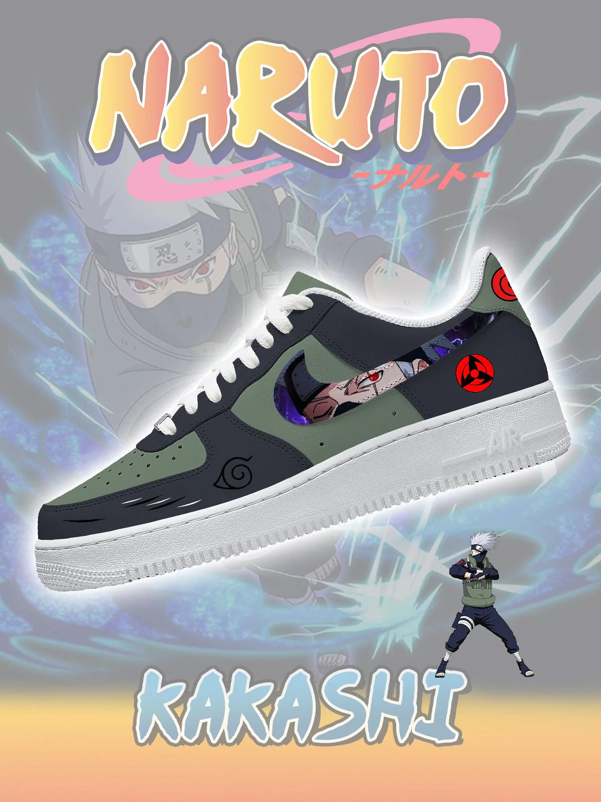 Kakashi  limited edition Design Shoes F1