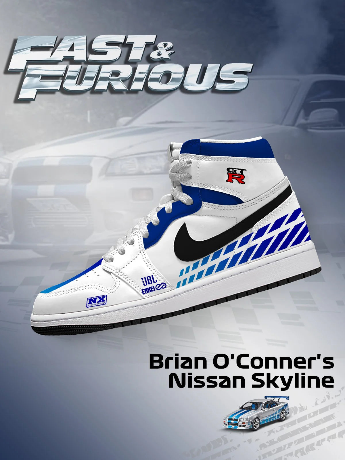 Brian O'Conner's Skyline Design Shoes J1