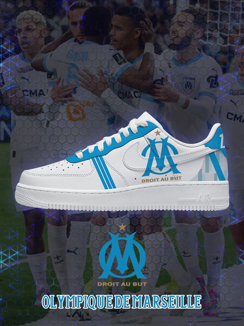 Marseille limited edition Design Shoes F1