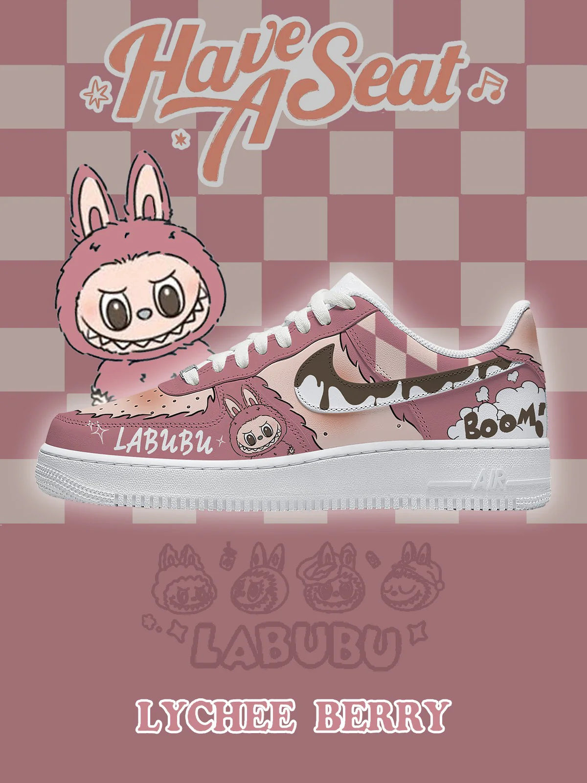 Lychee Berry Design Shoes F1