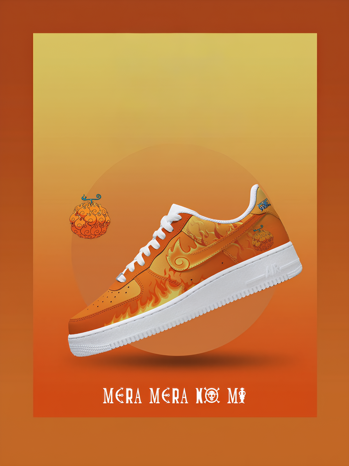 Mera Mera No Mi Design Shoes F1
