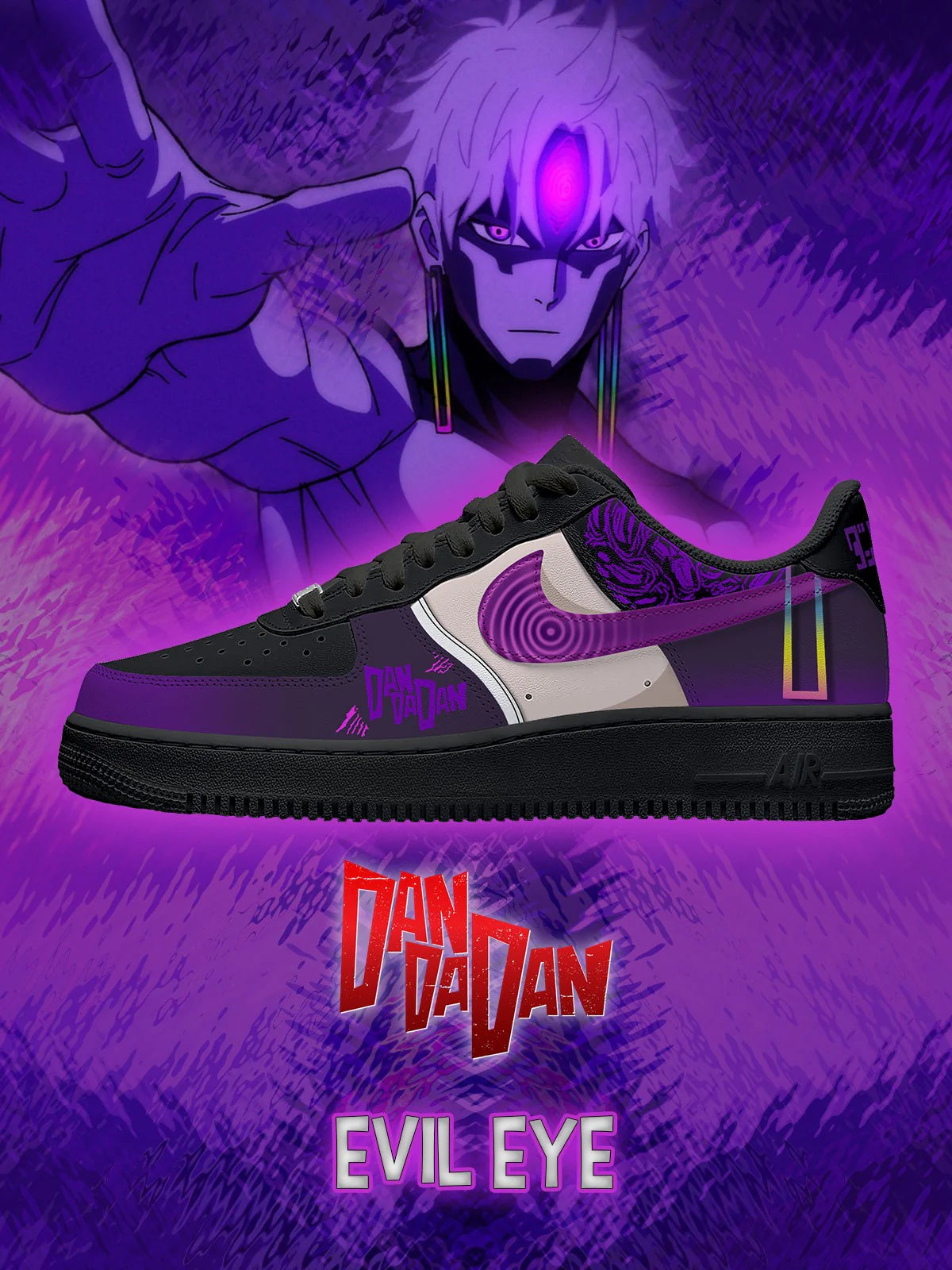Evil Eye Design Shoes F1
