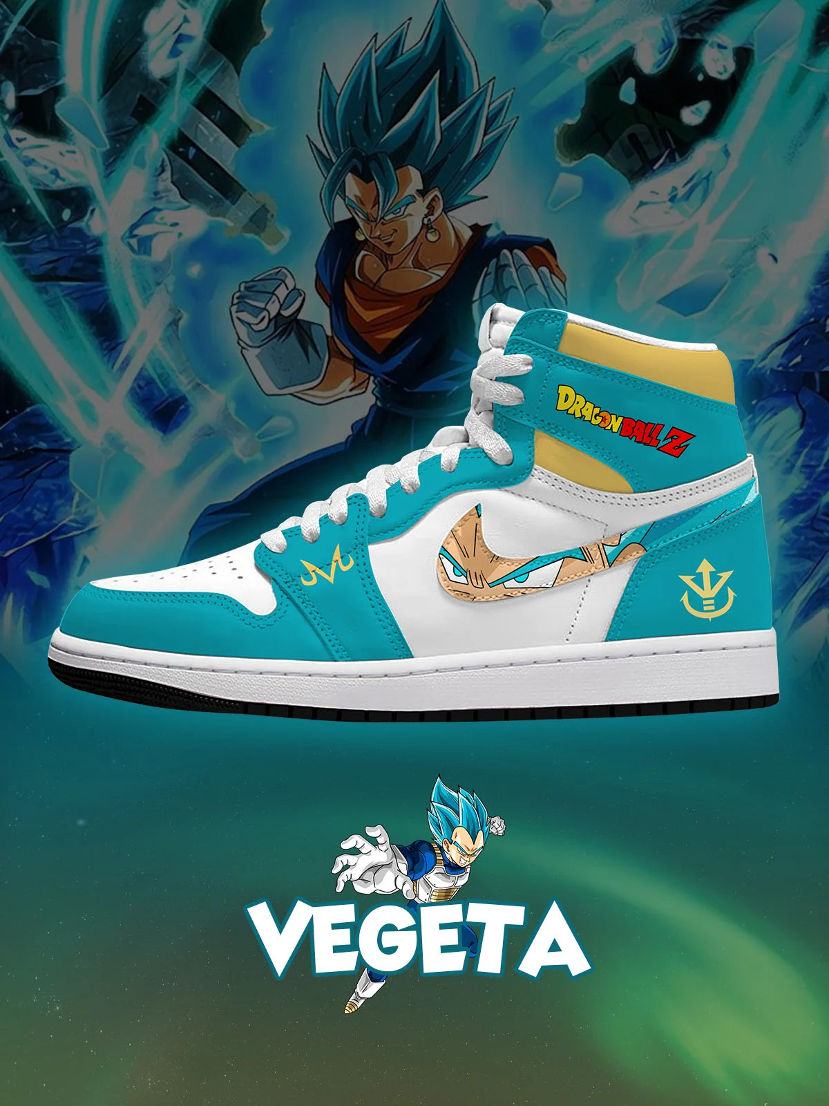 Vegeta (Adult and kids size available) Limited Edition Design Shoes J1