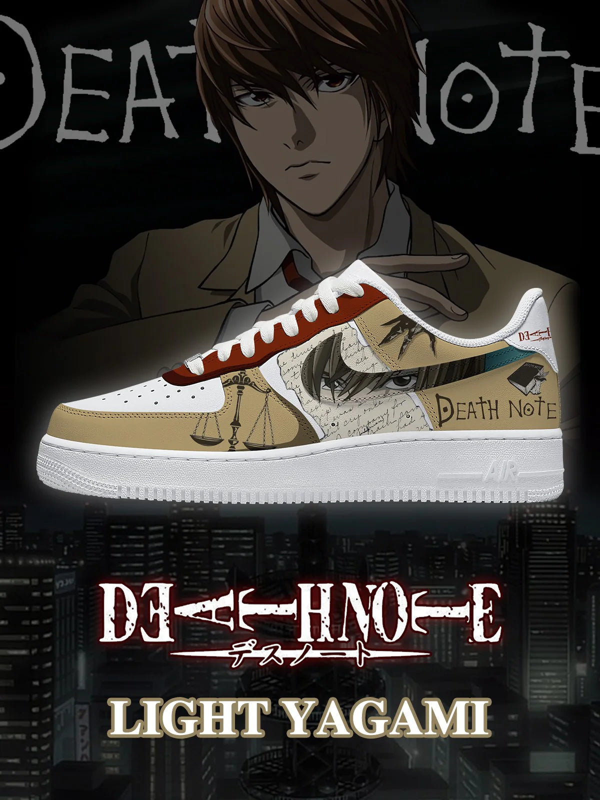 Light Yagami limited edition Design Shoes F1