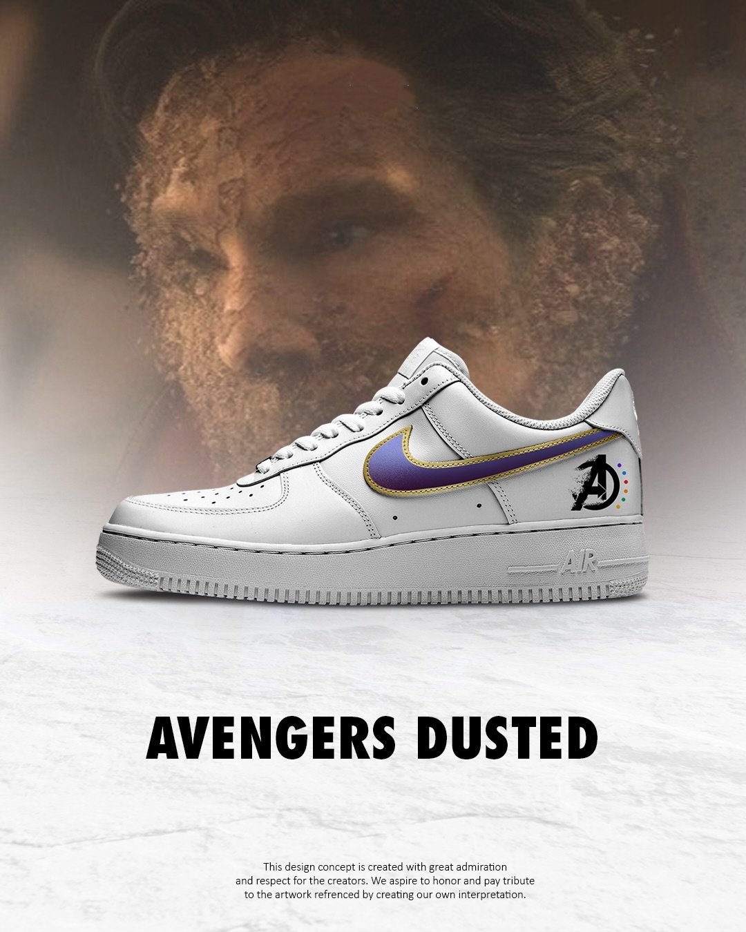 Avengers Dusted Design Shoes F1