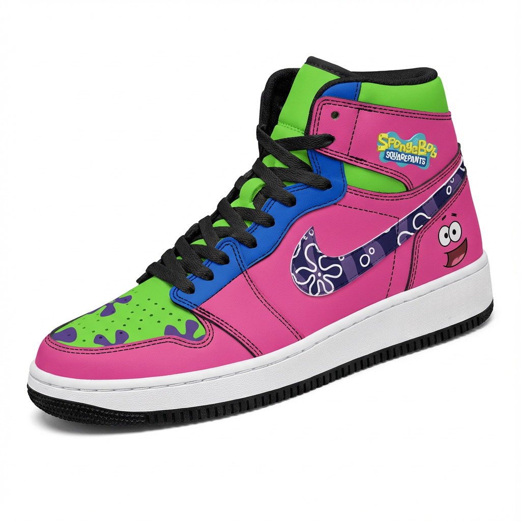 Patrick (Adult and kids size available) Limited Edition Design Shoes J1