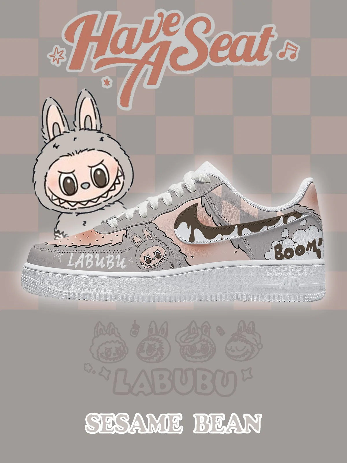 Sesame Bean Design Shoes F1